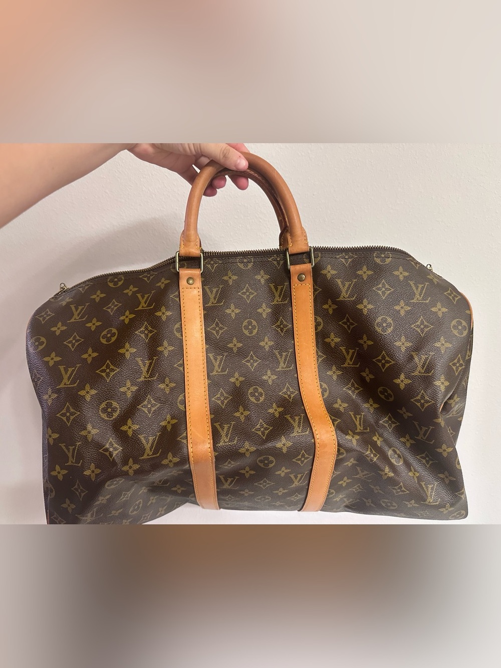 Louis Vuitton Monogram Canvas Keepall 50